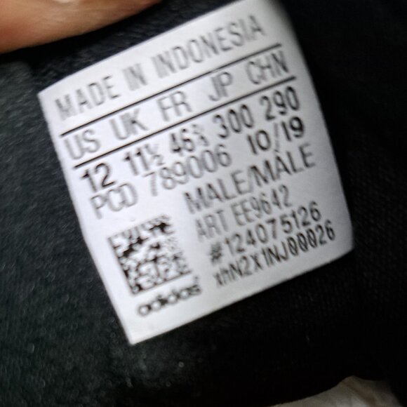 %Size 12 adidas OwnTheGame \'Triple Black\' EE9642 Men\'s Shoes A 49